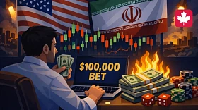 Playing with Fire: How a Trader Bets $100,000 Every Day on the Absence of War Between the U.S. and Iran
