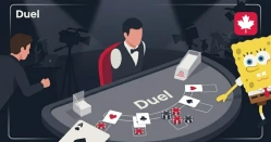 Duel Held Live Blackjack With an Armless Dealer and Chaos Off-Camera