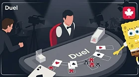Duel Held Live Blackjack With an Armless Dealer and Chaos Off-Camera