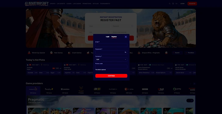Screenshot 20Bet