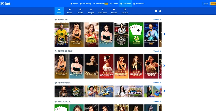 Screenshot 20Bet