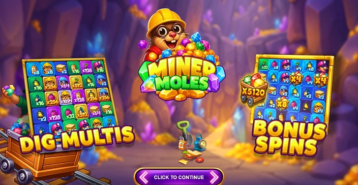 Base game: layout, bet controls and balance display.