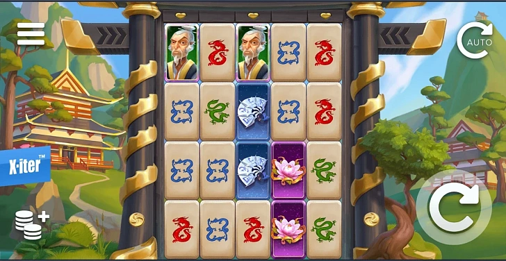 Gameplay process: wins, multipliers and cascade behaviour.