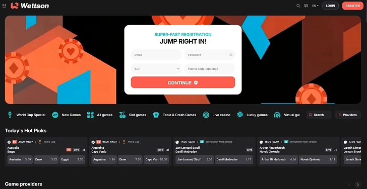 Screenshot 20Bet