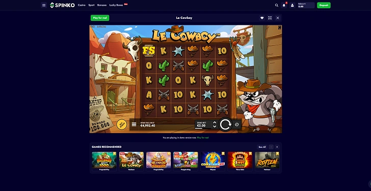 Screenshot 20Bet