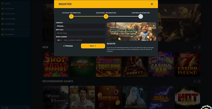 Screenshot 20Bet