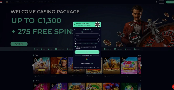 Screenshot 20Bet
