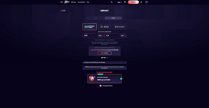 Screenshot 20Bet
