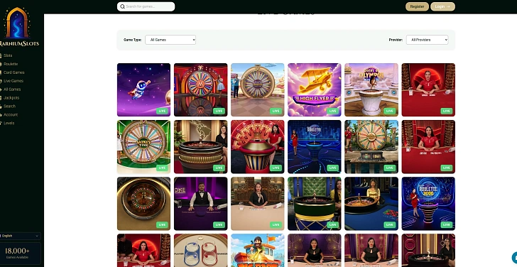 Screenshot 20Bet
