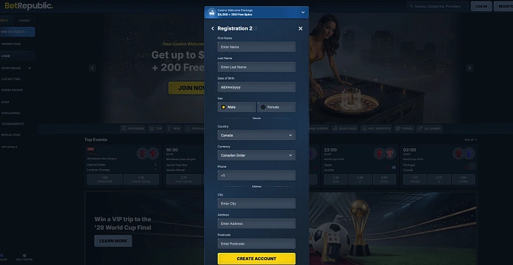 Screenshot 20Bet