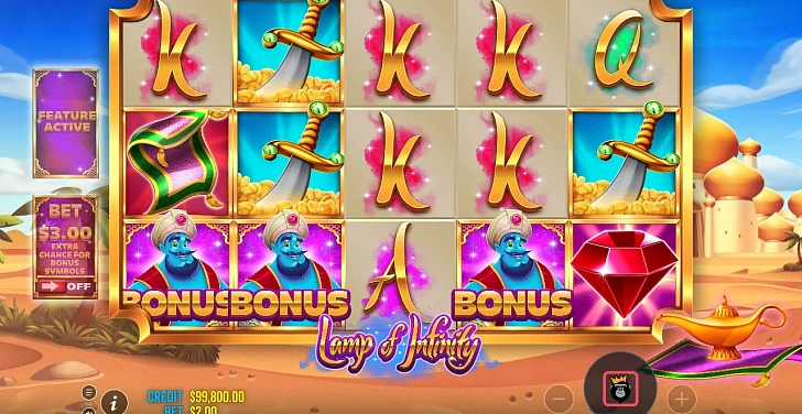 Bonus game: free spins, retriggers and bonus-round rules.