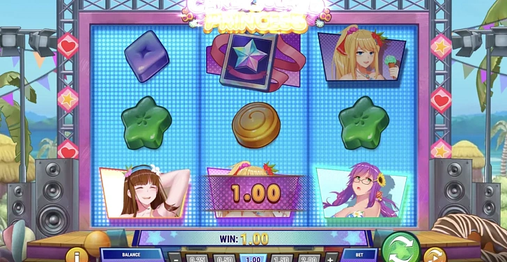 Base game: layout, bet controls and balance display.