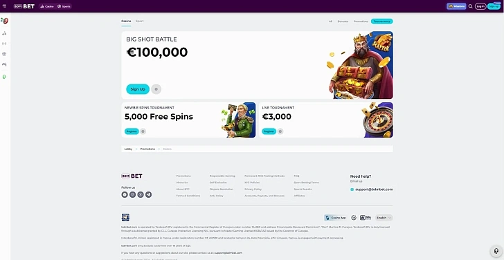 Screenshot 20Bet