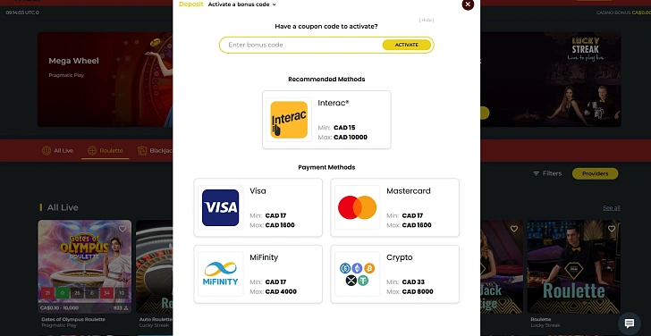 Screenshot 20Bet