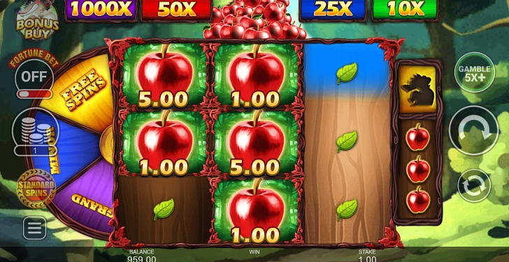 Bonus game: free spins, retriggers and bonus-round rules.