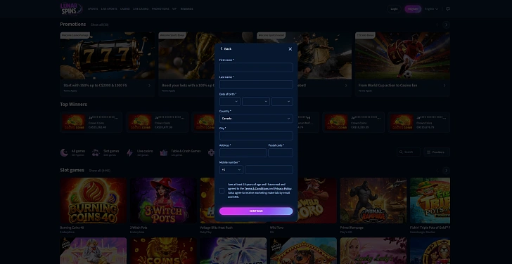 Screenshot 20Bet