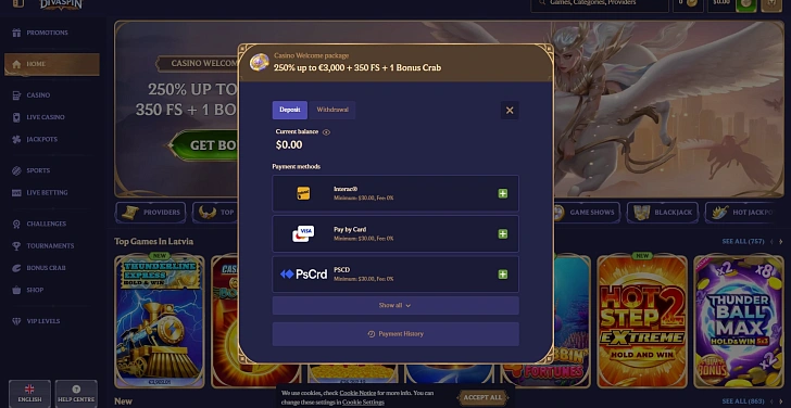 Screenshot 20Bet