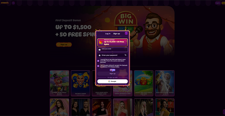 Screenshot 20Bet