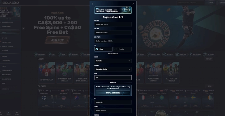Screenshot 20Bet