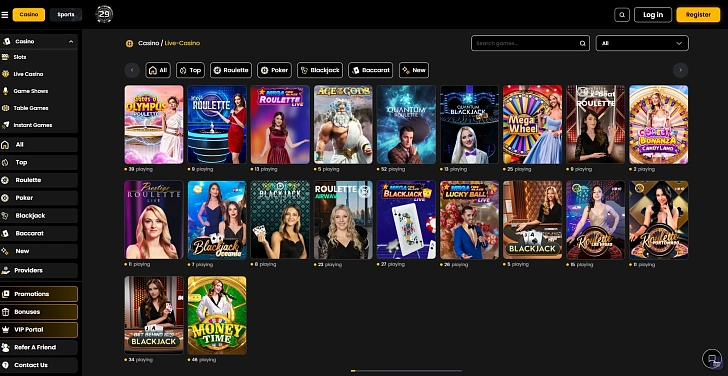 Screenshot 20Bet