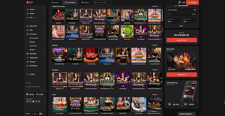 Screenshot 20Bet