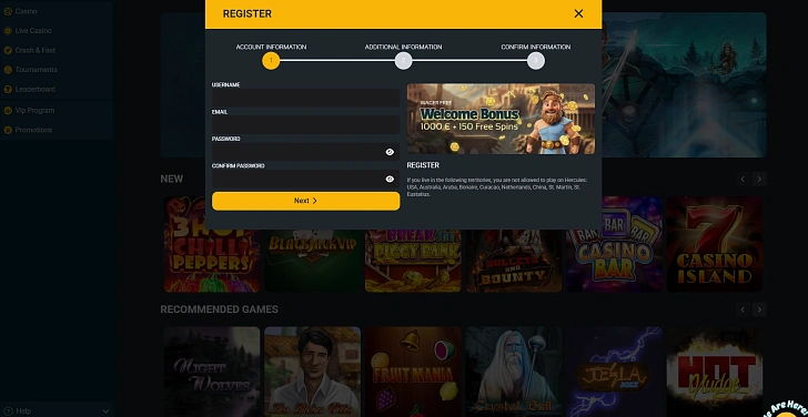 Screenshot 20Bet