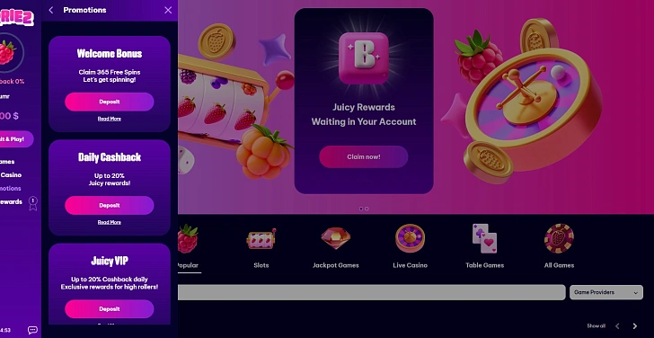Screenshot 20Bet