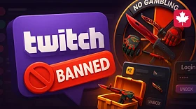 Twitch dealt a crushing blow to the skin market: Advertising of CS2 roulettes and cases is officially banned