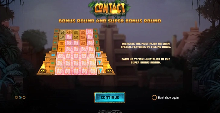 Base game: layout, bet controls and balance display.