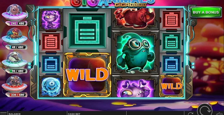 Gameplay process: wins, multipliers and cascade behaviour.