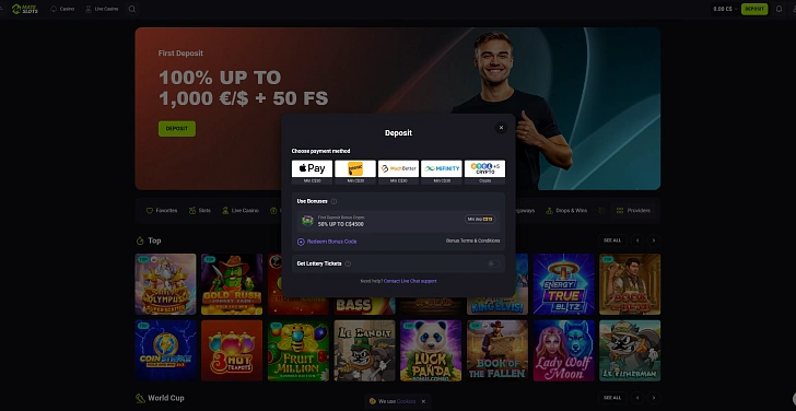 Screenshot 20Bet