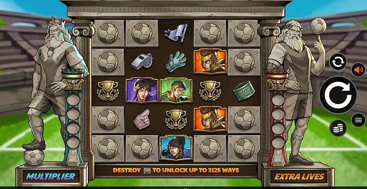 Gameplay process: wins, multipliers and cascade behaviour.