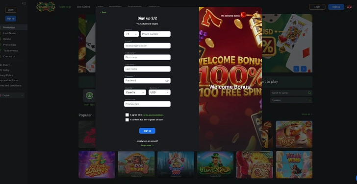Screenshot 20Bet