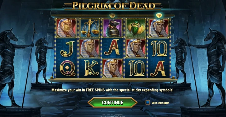 Base game: layout, bet controls and balance display.
