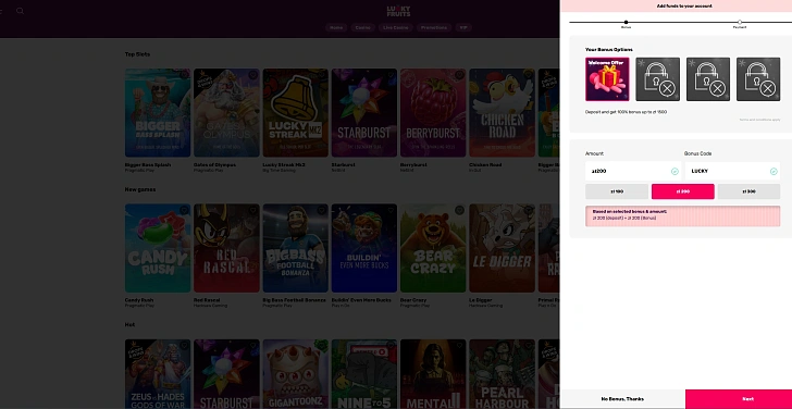 Screenshot 20Bet