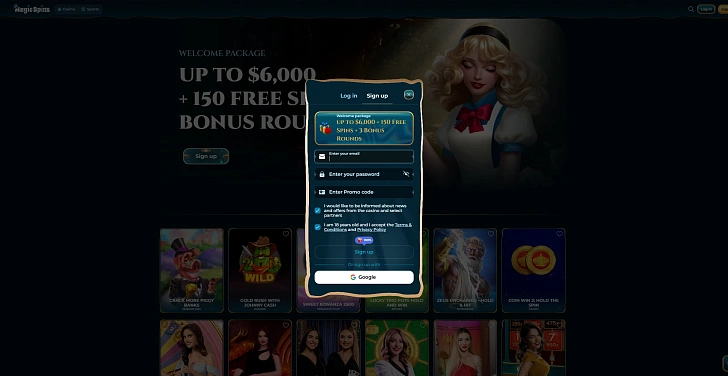 Screenshot 20Bet