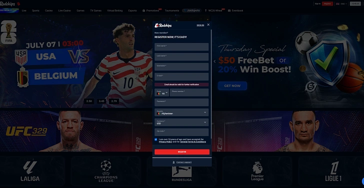 Screenshot 20Bet