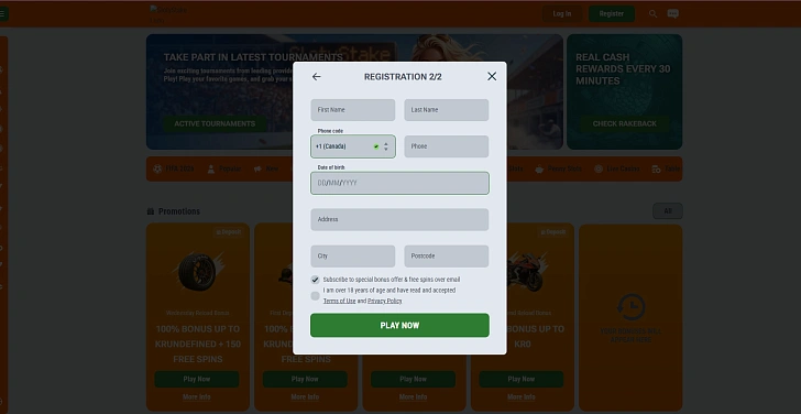 Screenshot 20Bet