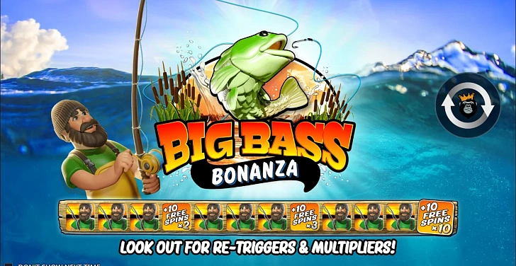 Base game: layout, bet controls and balance display.