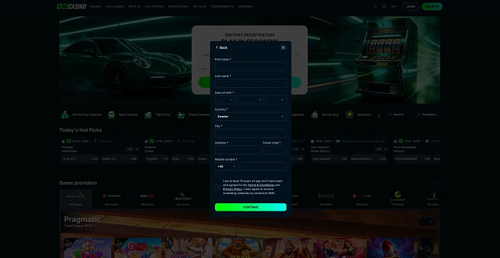 Screenshot 20Bet