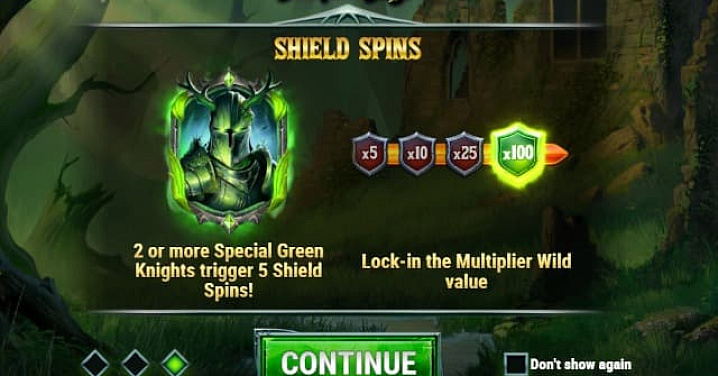 green knight shield spins