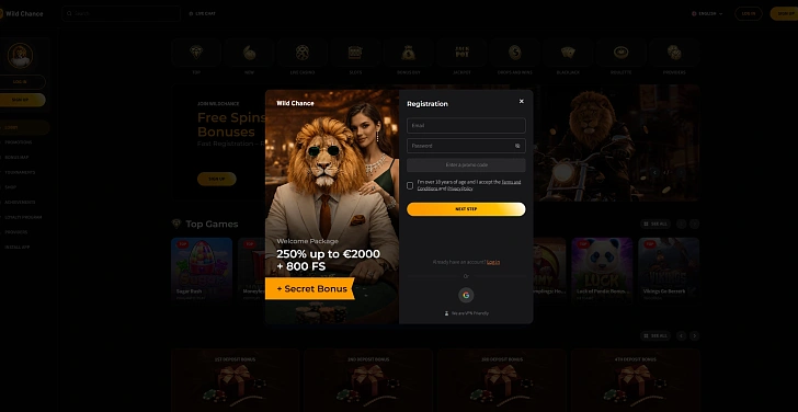 Screenshot 20Bet
