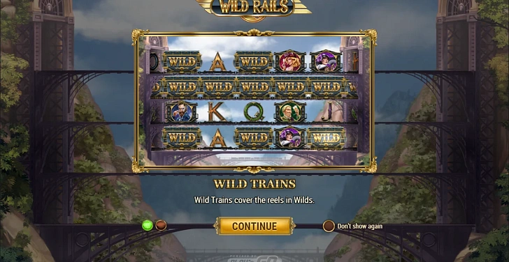 Base game: layout, bet controls and balance display.