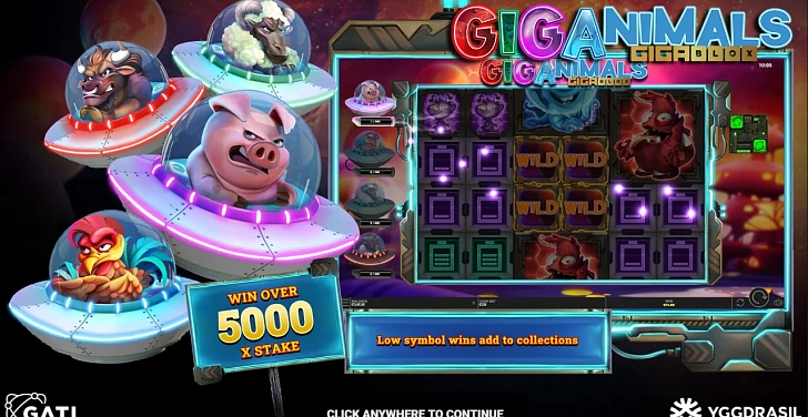 Base game: layout, bet controls and balance display.