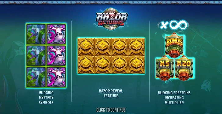 Base game: layout, bet controls and balance display.