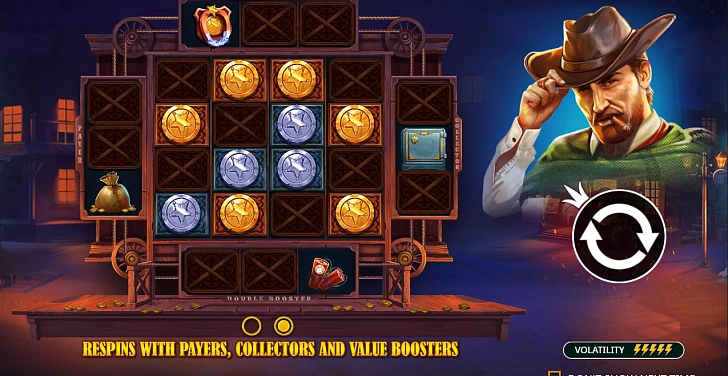 Base game: layout, bet controls and balance display.