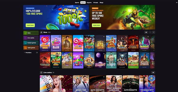 Screenshot 20Bet