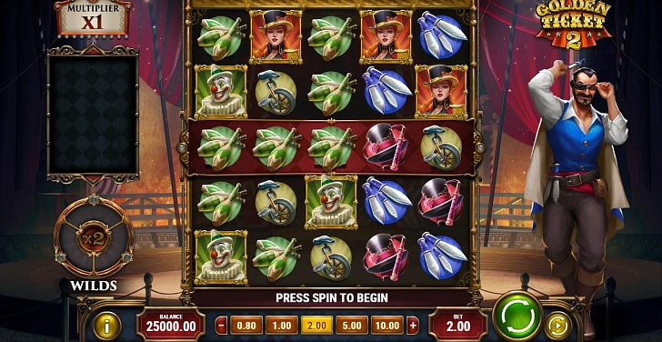 Gameplay process: wins, multipliers and cascade behaviour.