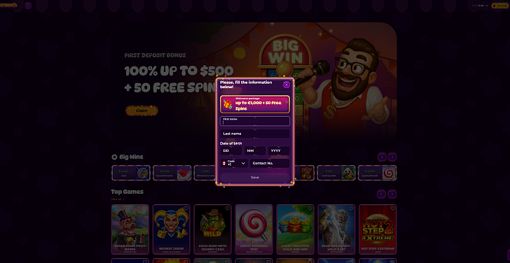 Screenshot 20Bet