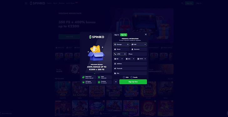 Screenshot 20Bet